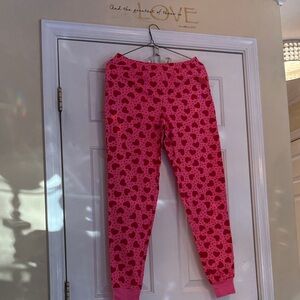 NEW - Macy’s Pink Tossd Heart - Valentine Family PJs Bottoms ONLY